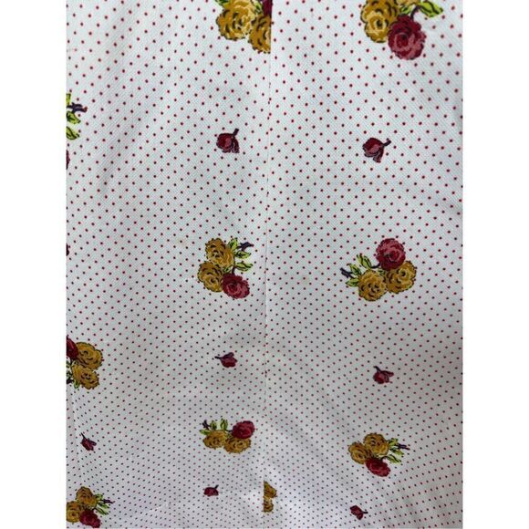 Vintage Mod Midi Dress Roses - Picture 3 of 6